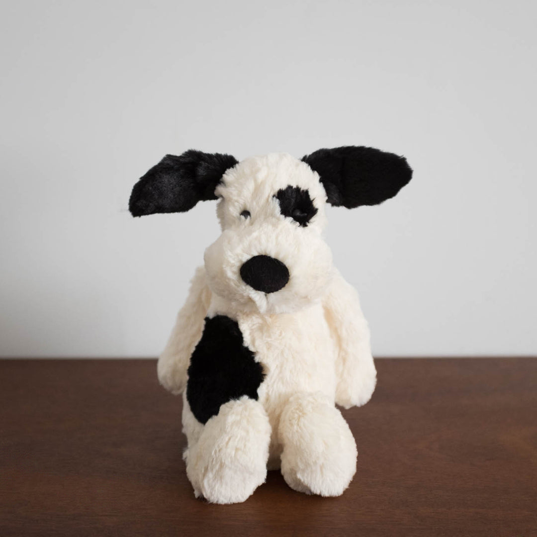 NEW Bashful Black and Cream Puppy Doll- Medium