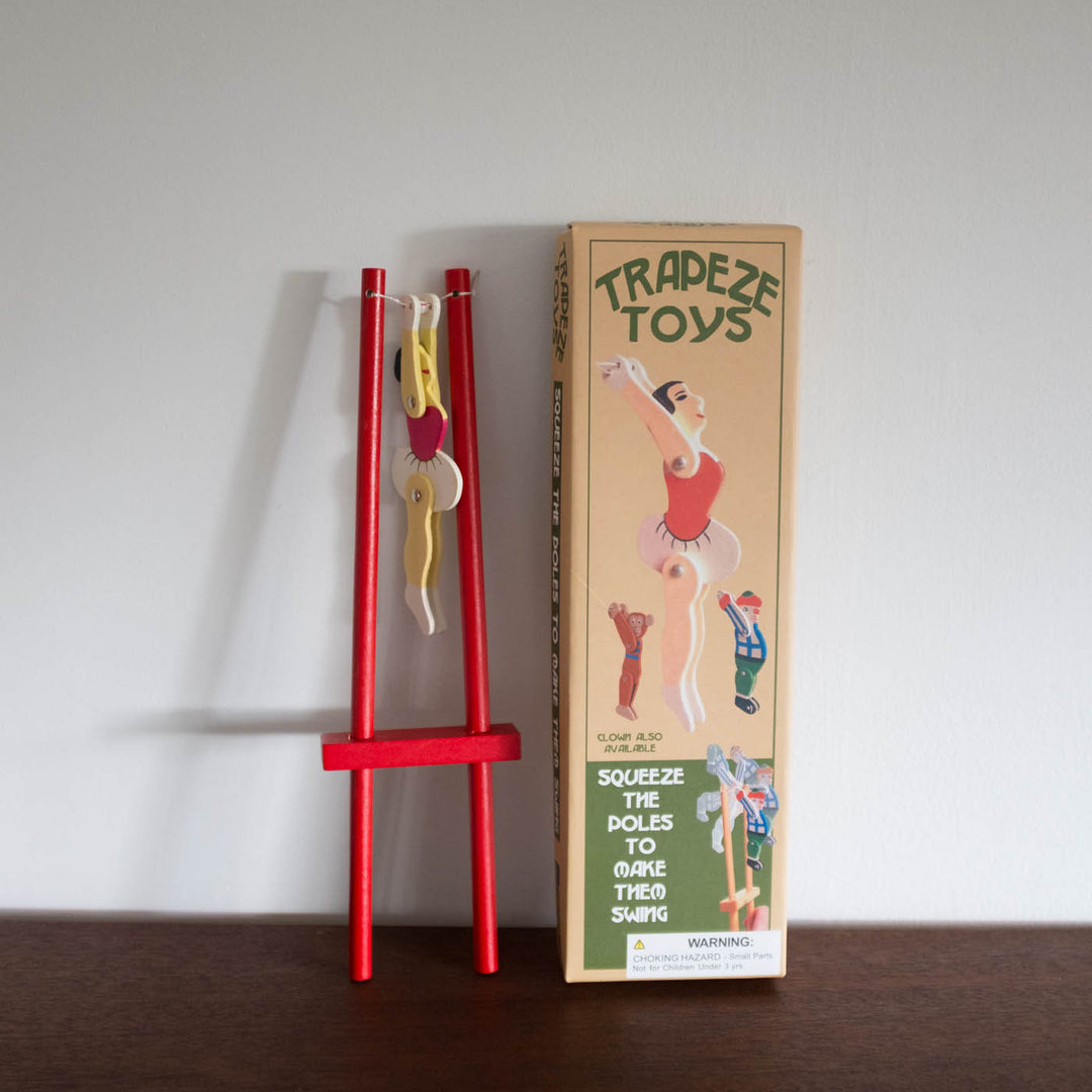 Trapeze Ballerina Wooden Toy