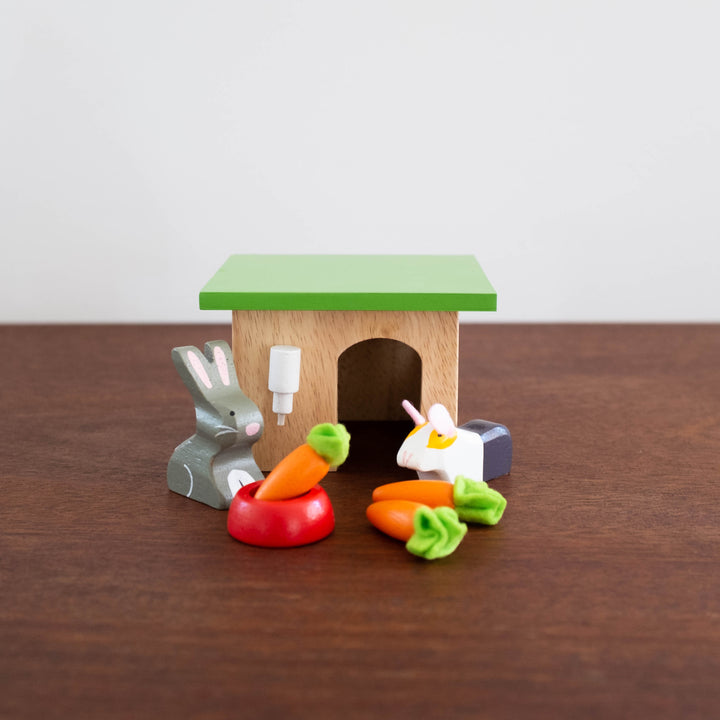 Bunny and Guinea Pig Play House Set