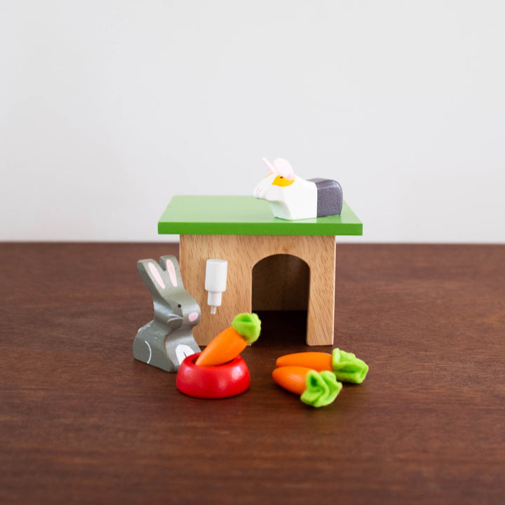 Bunny and Guinea Pig Play House Set