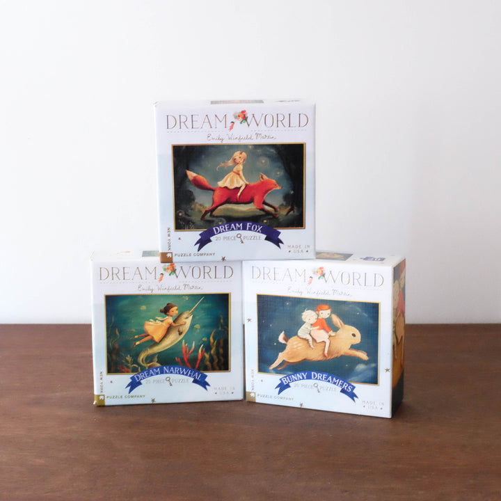 Dream World Mini Puzzle Set-Bunny Dreamers