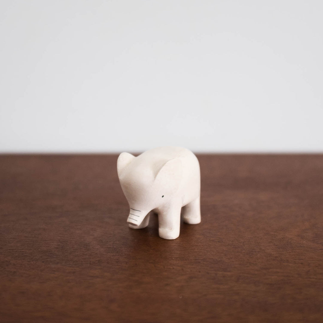 NEW Japanese Wooden Animals: Elephant