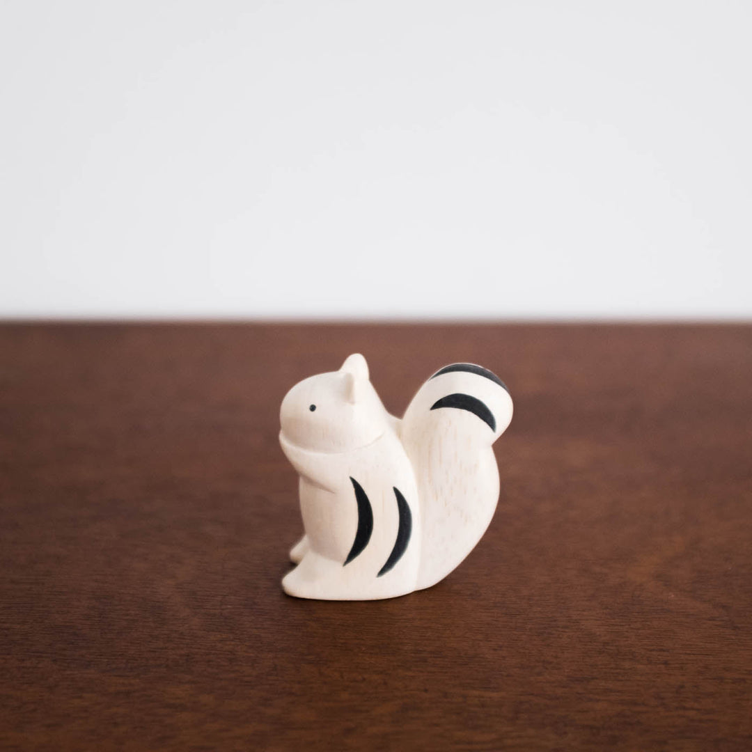 NEW Japanese Wooden Animals: Squirrel