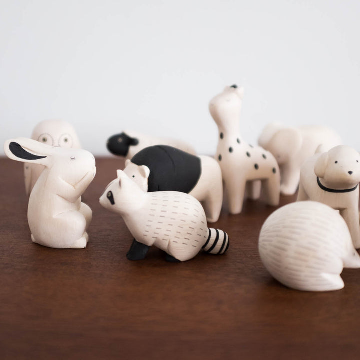 NEW Japanese Wooden Animals: Sheep