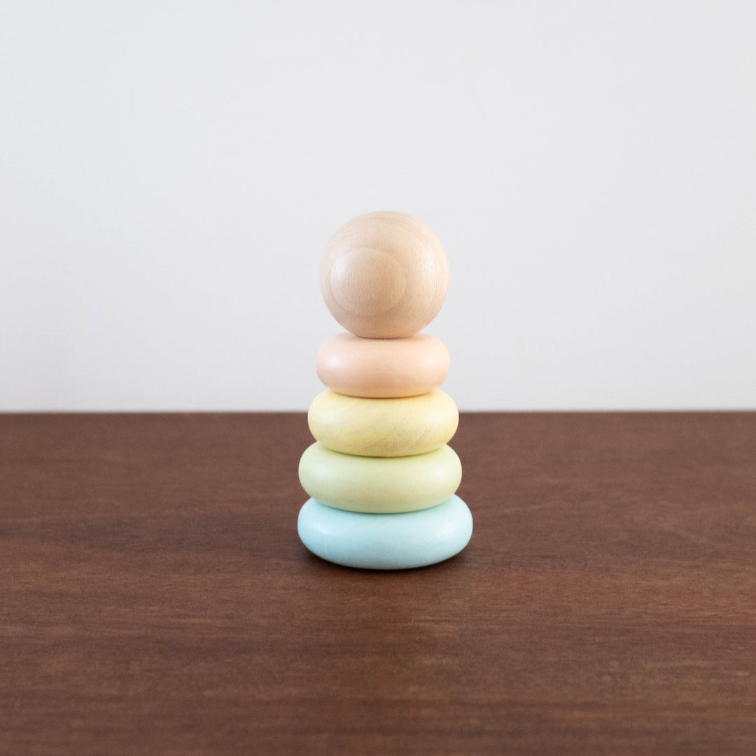 First Stacking Ring Toy- Pastel