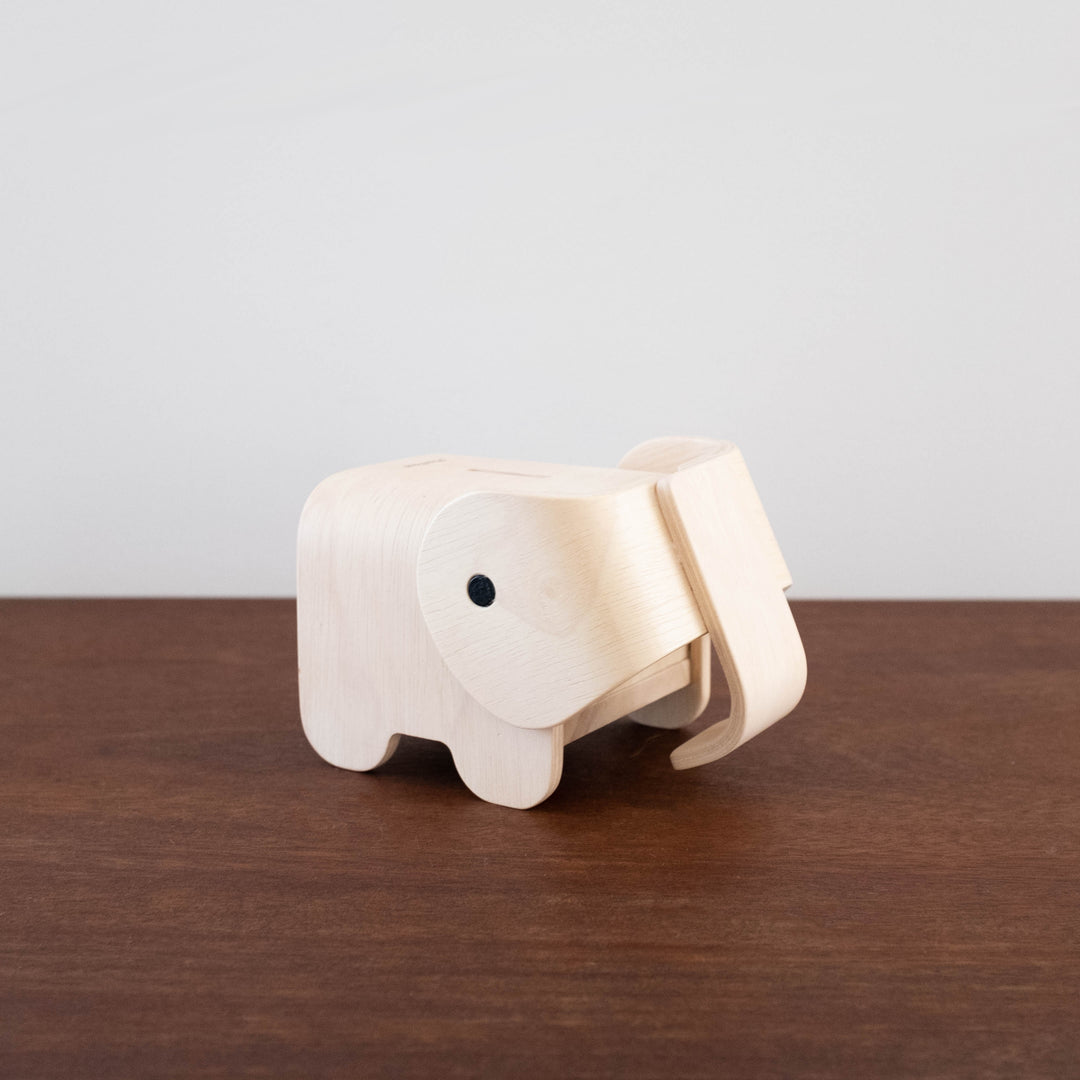 Wooden Elephant Bank