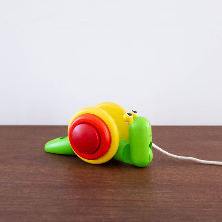 Wooden Snail Pull Toy