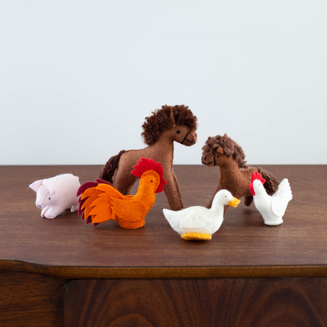 Felt Animals: Rooster