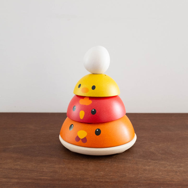 Wooden Nesting Stacking Chicken Hen Toy