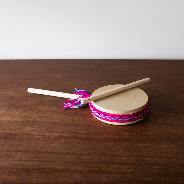 Peruvian Mini Drum with Stick