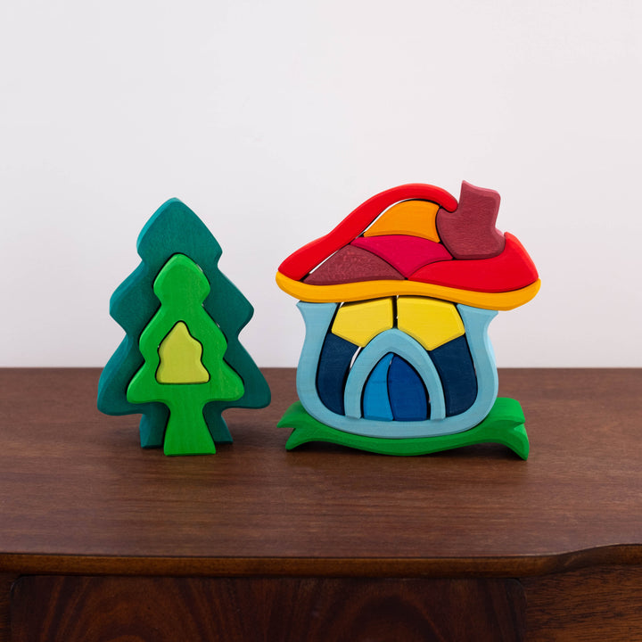 Fir Tree Wooden Stacking Toy