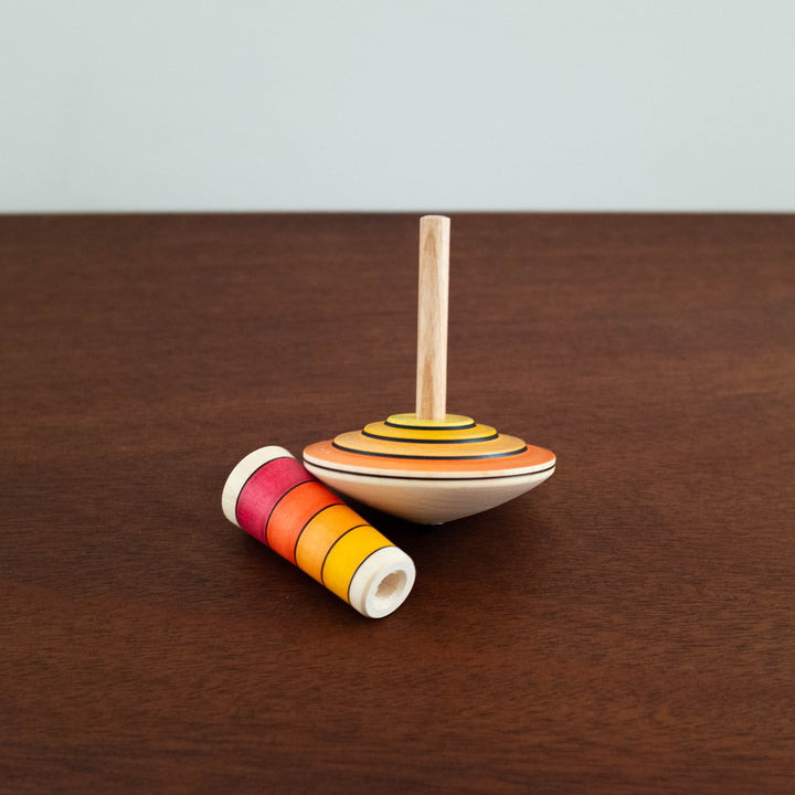 NEW Wooden My First Top Set