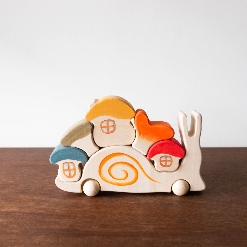 NEW Heirloom Wooden Puzzle- Snail House