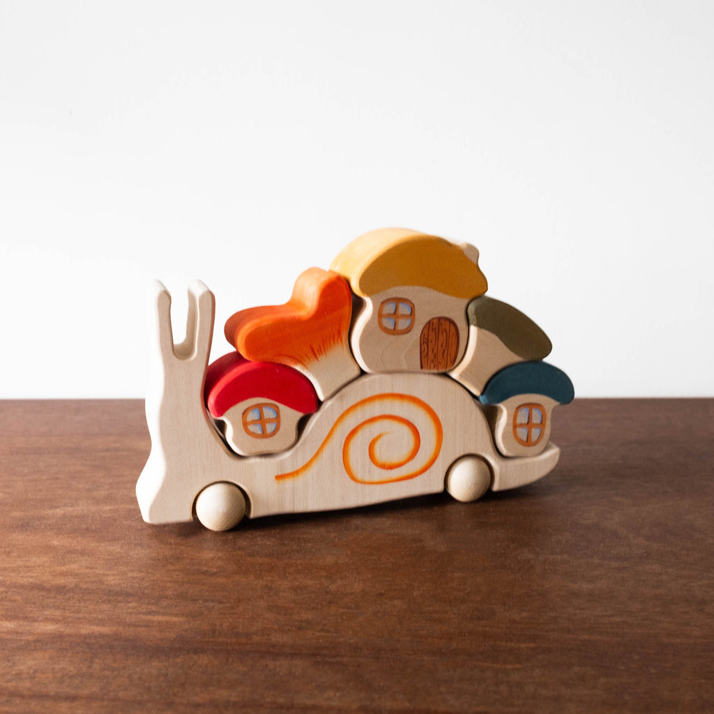 NEW Heirloom Wooden Puzzle- Snail House