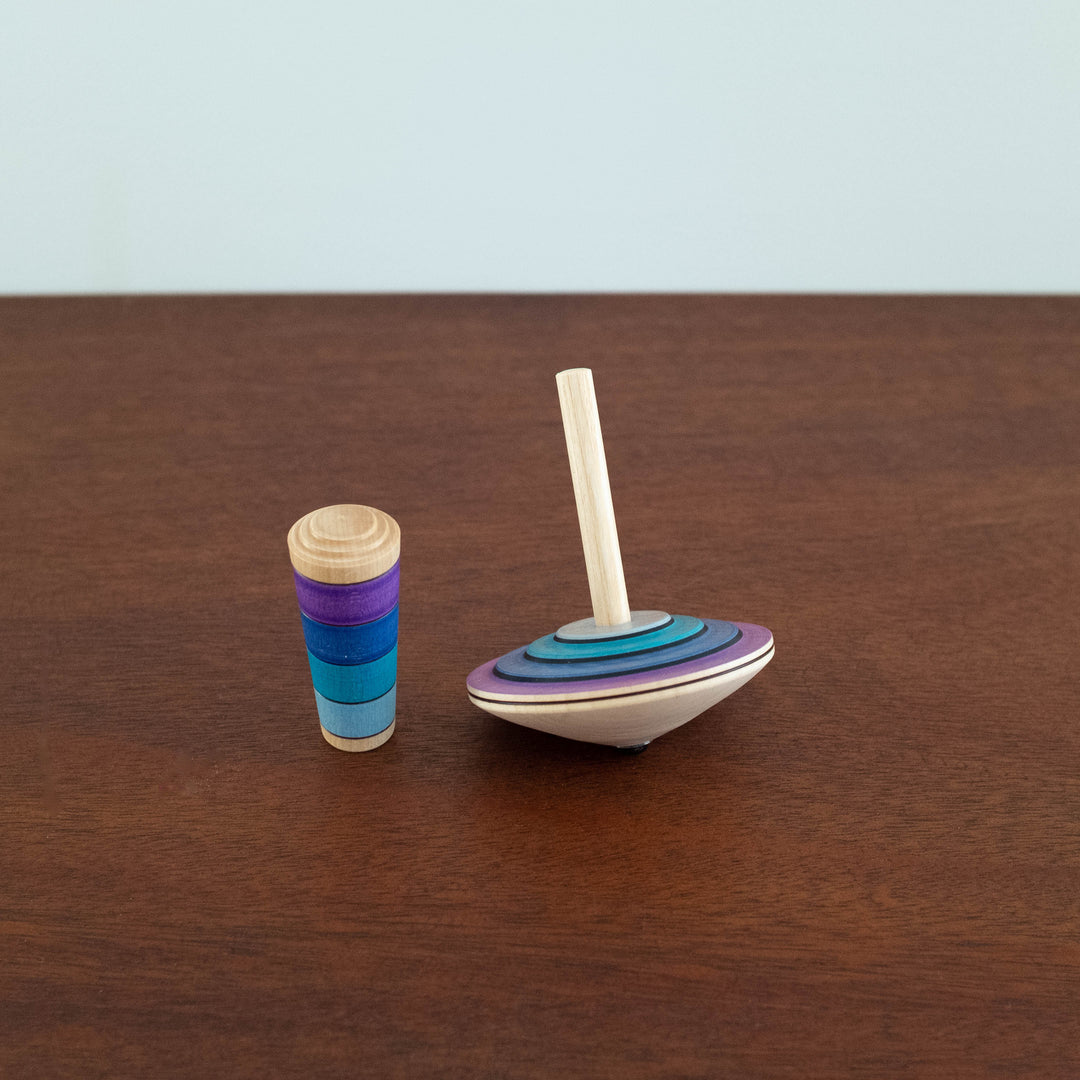 NEW Wooden My First Top Set