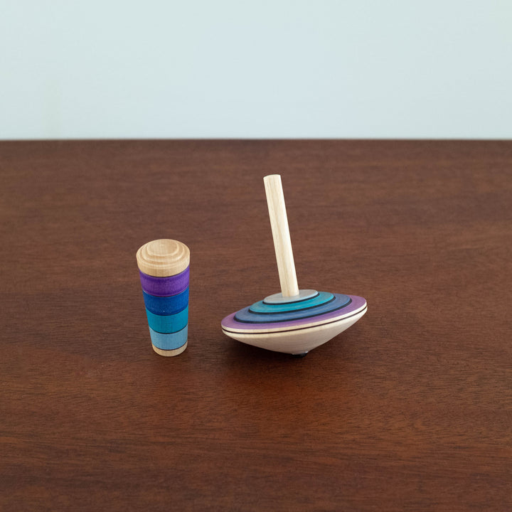 NEW Wooden My First Top Set