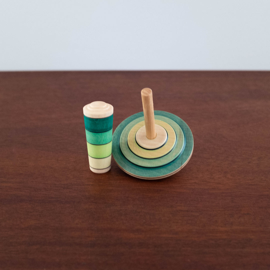 NEW Wooden My First Top Set