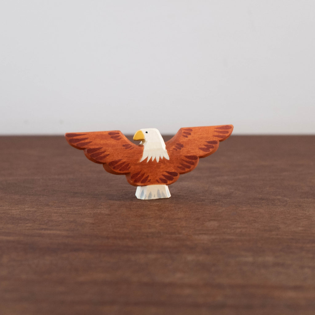 Wooden Heirloom Bald Eagle Toy