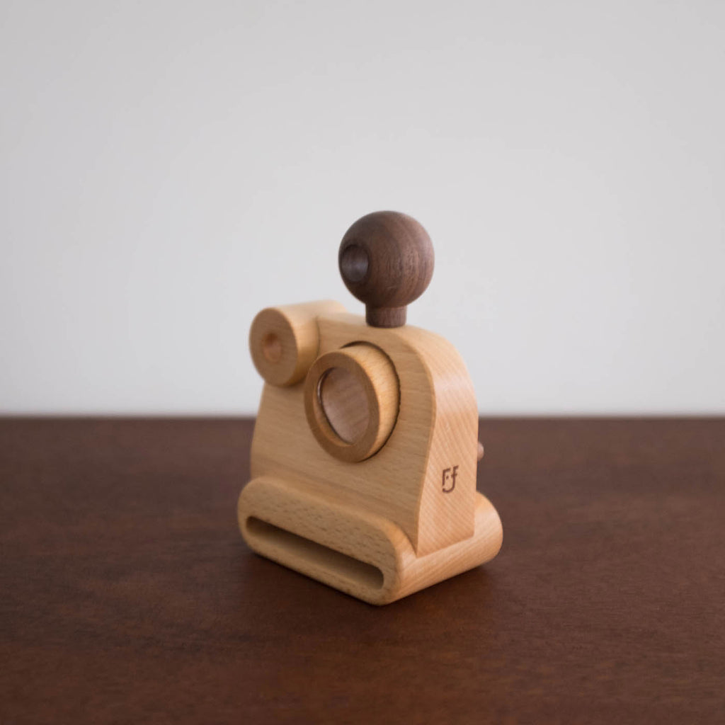 Poloroid Wooden Toy Camera with Kaleidoscope