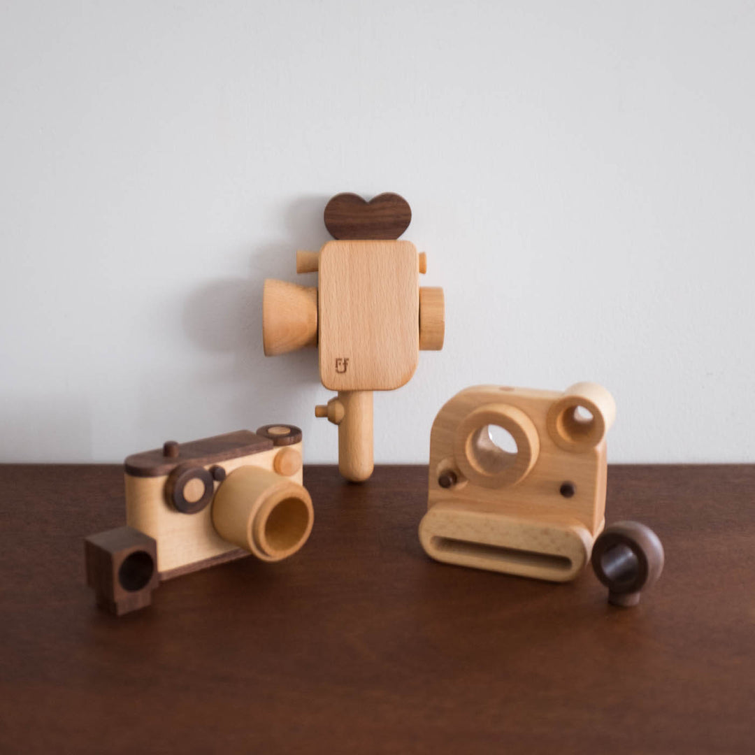 Super 8 Wooden Toy Camera with Kaleidoscope