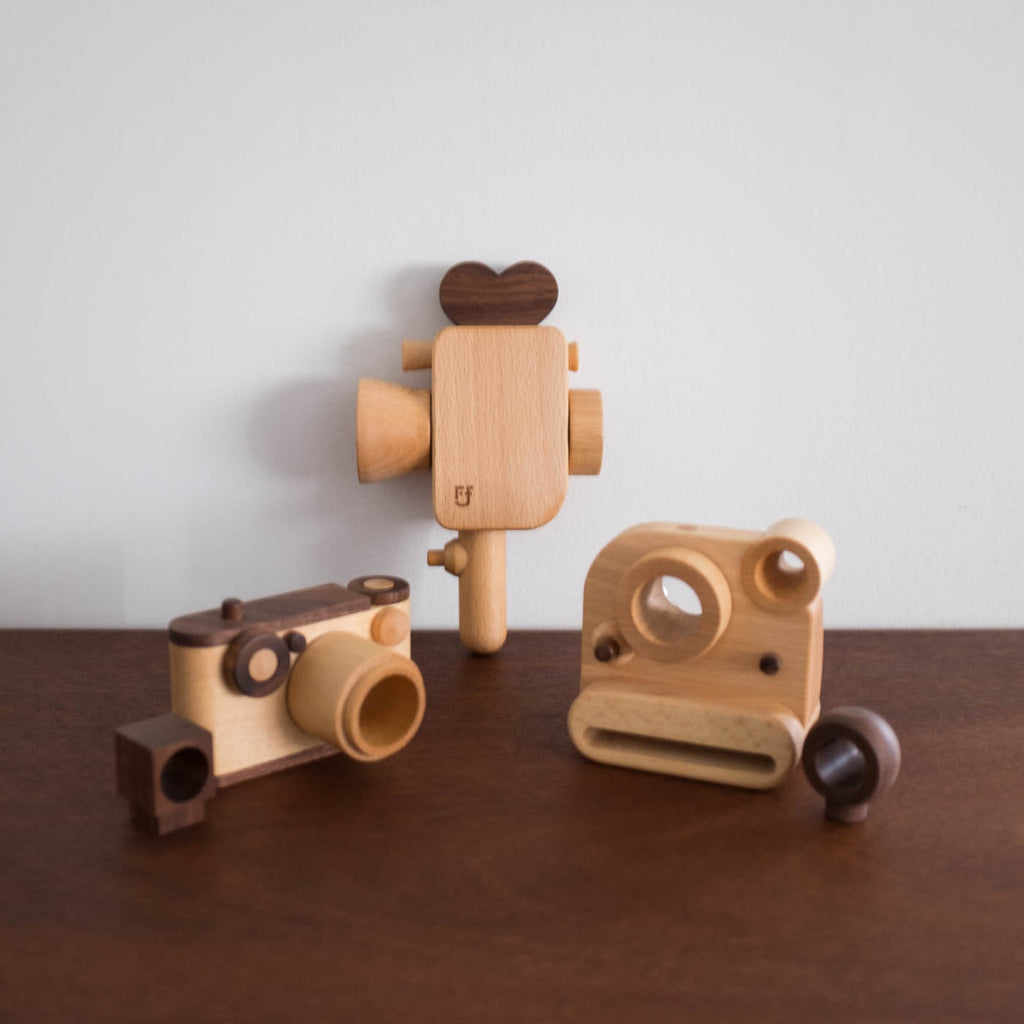 Super 8 Wooden Toy Camera with Kaleidoscope