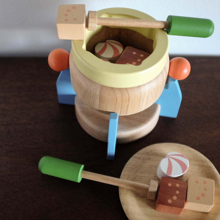 Wooden Fondue Play Set