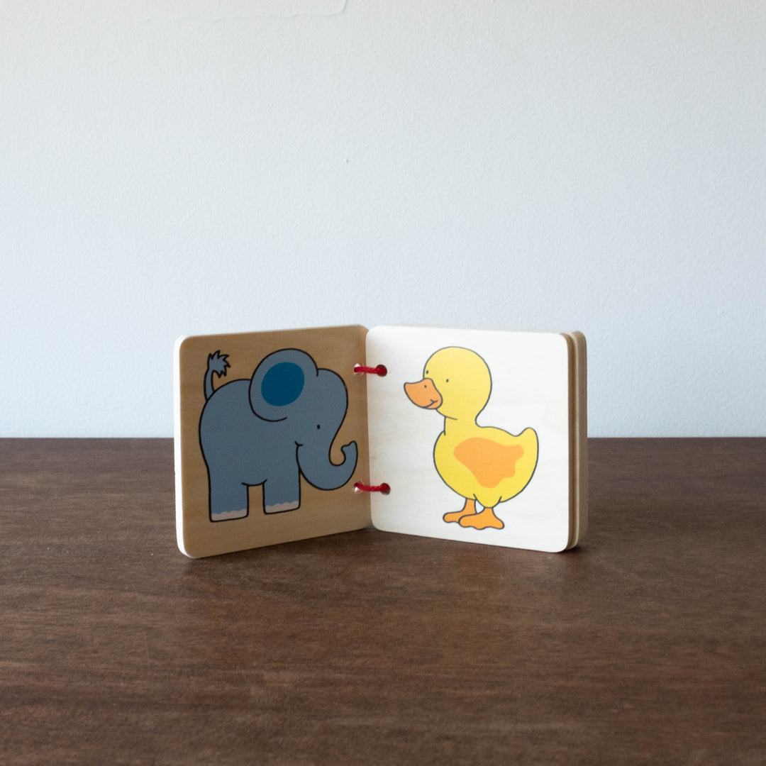 Wooden Baby Book Teether Toy- Assorted