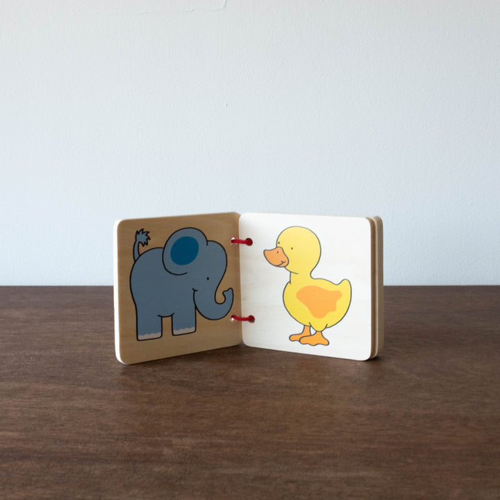 Wooden Baby Book Teether Toy- Assorted