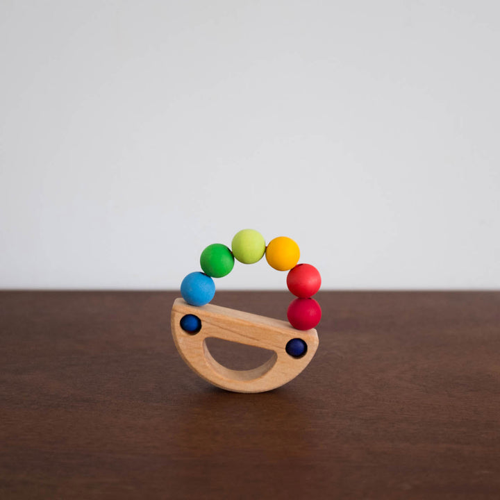 Wooden Grasping Toy- Rainbow