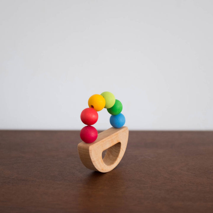 Wooden Grasping Toy- Rainbow