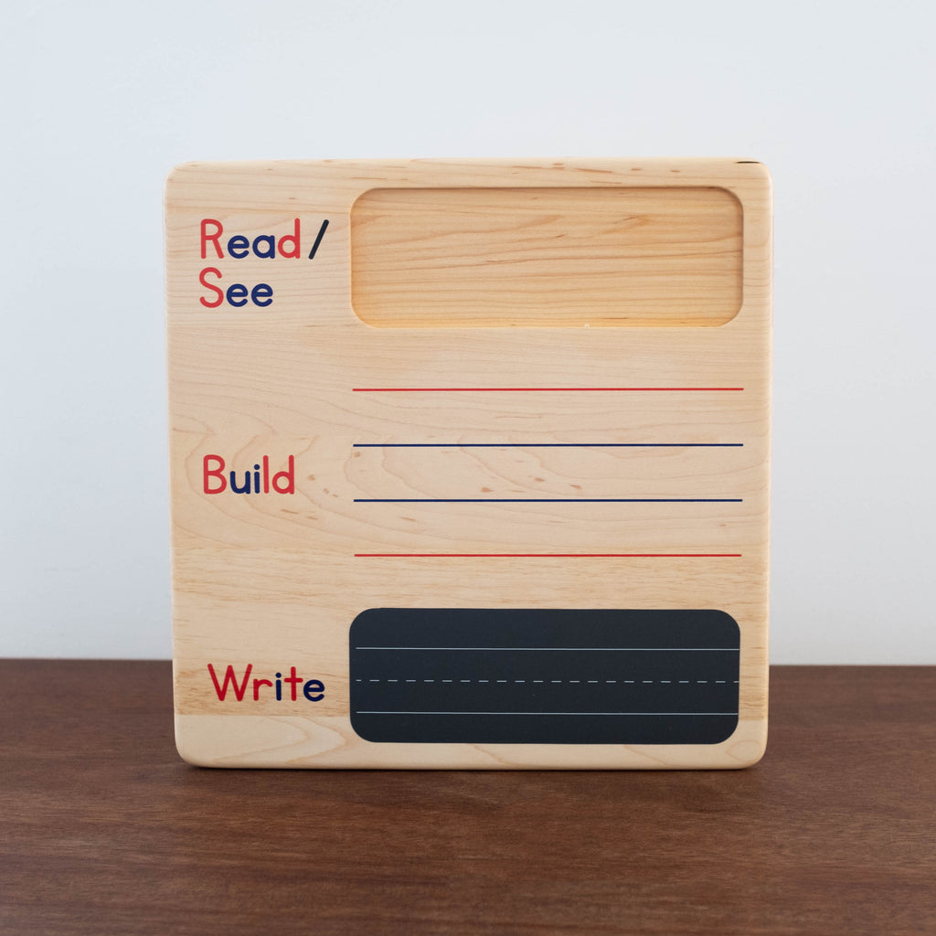 Read Build Write with Chalkboard Board