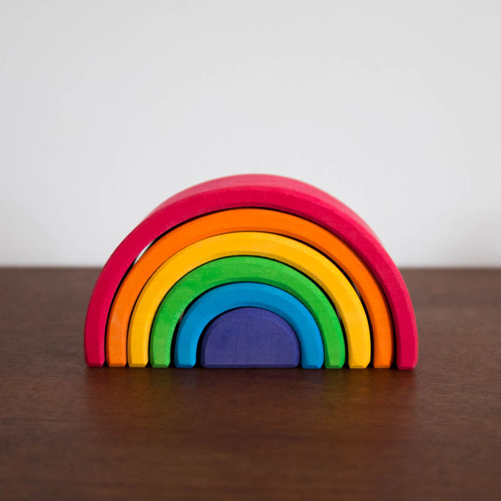 Wooden Rainbow Medium-Multi Color