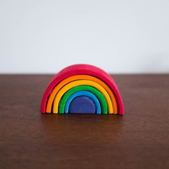 Wooden Rainbow Small-Multi Color