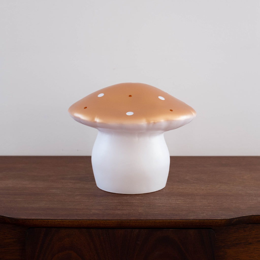 Mini Mushroom Woodland Lamp-Copper