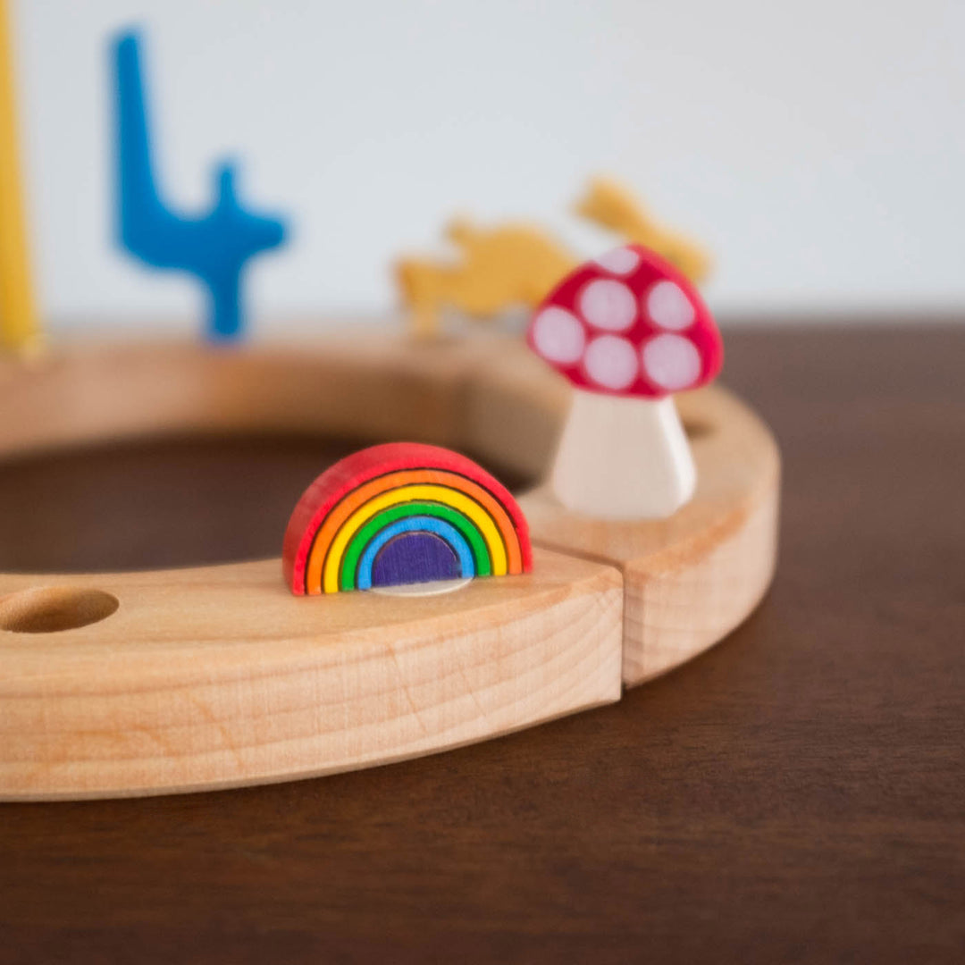 Wooden Birthday Natural Ring