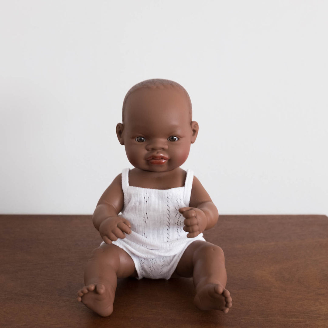 Newborn Baby Doll- African Boy