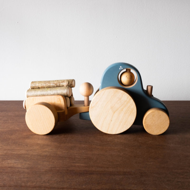 Wooden Truck with Logs Set