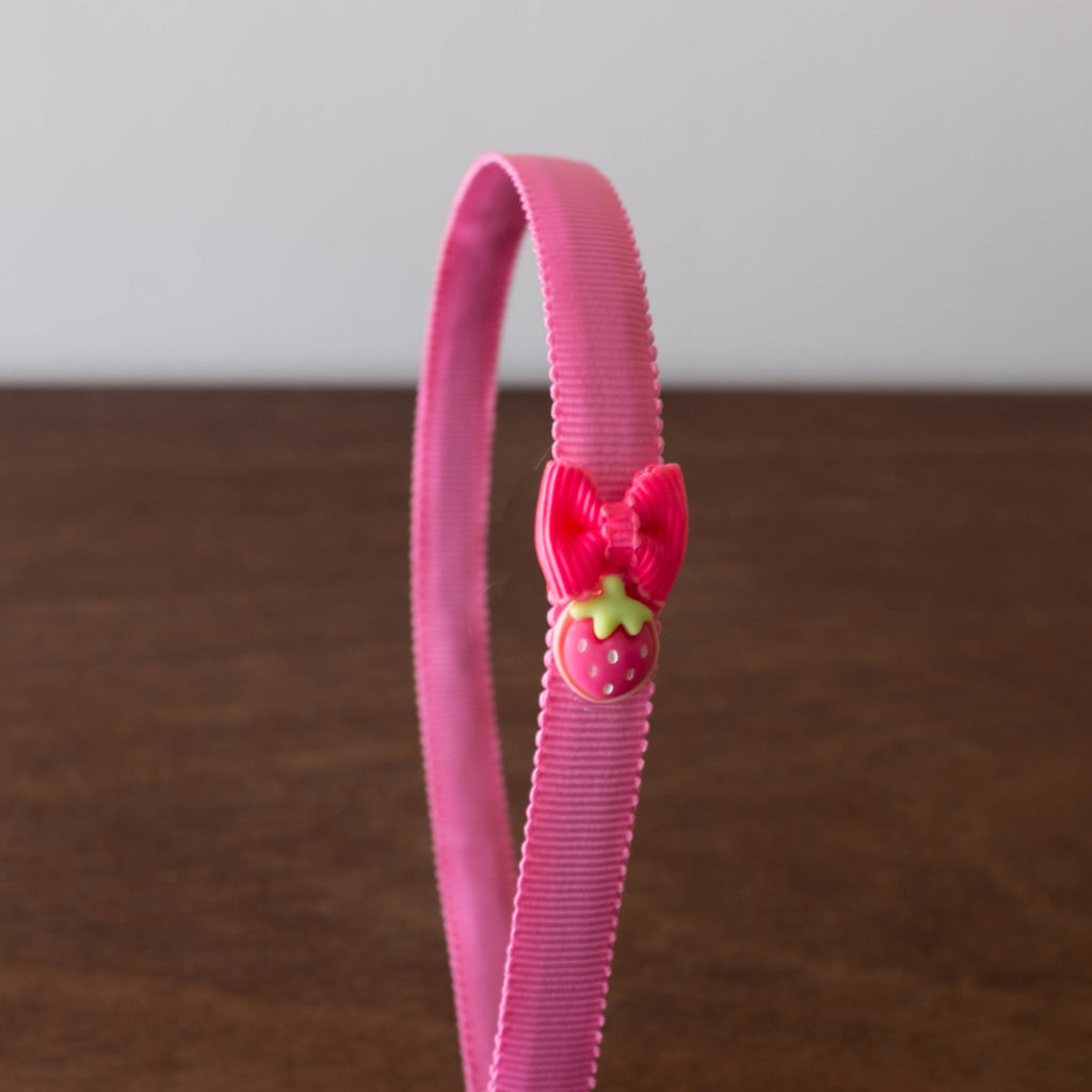 Woven Hairbands- Strawberry Ribbon