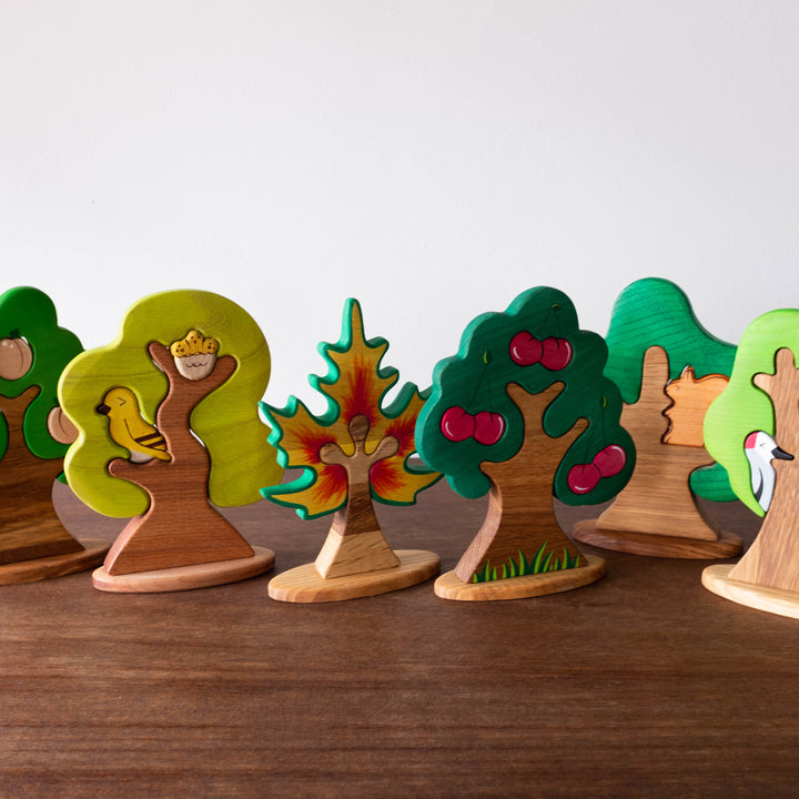 Tree with Bird Stacking Toy