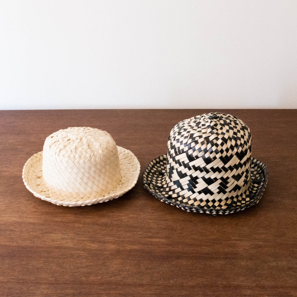 French Baby Doll Accessories: Rattan Hats