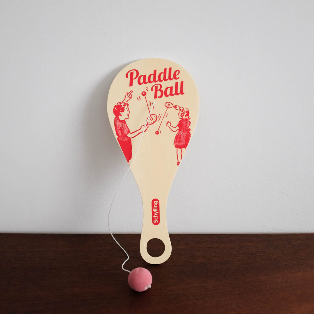 Wooden Paddle Ball Game