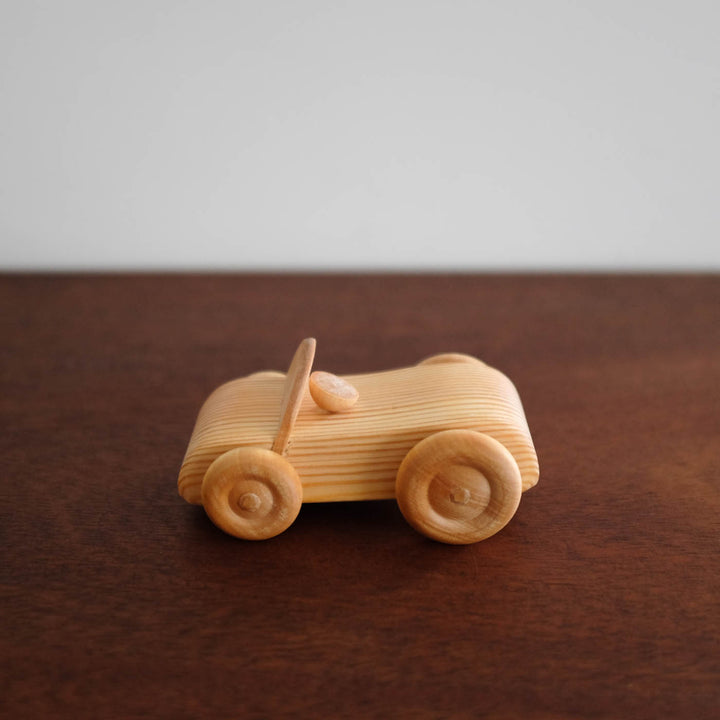 Wooden Small Cabriolet Car