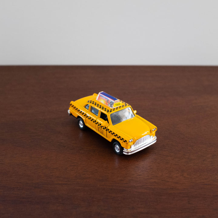 Die Cast Metal Cars: Yellow Taxi Cab