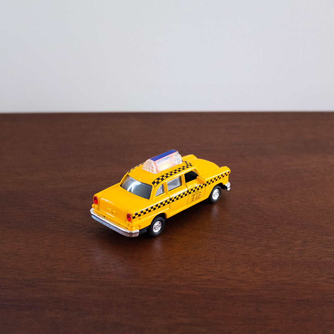 Die Cast Metal Cars: Yellow Taxi Cab