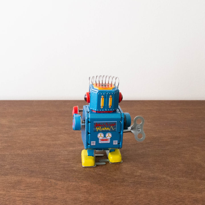NEW Retro Mini Robot Band Wind Up Toy- Drummer
