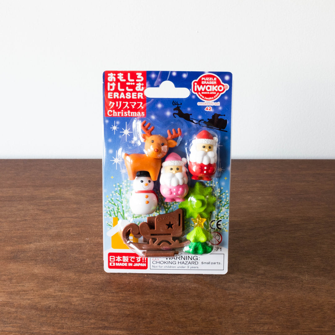 NEW Japanese Erasers-Christmas