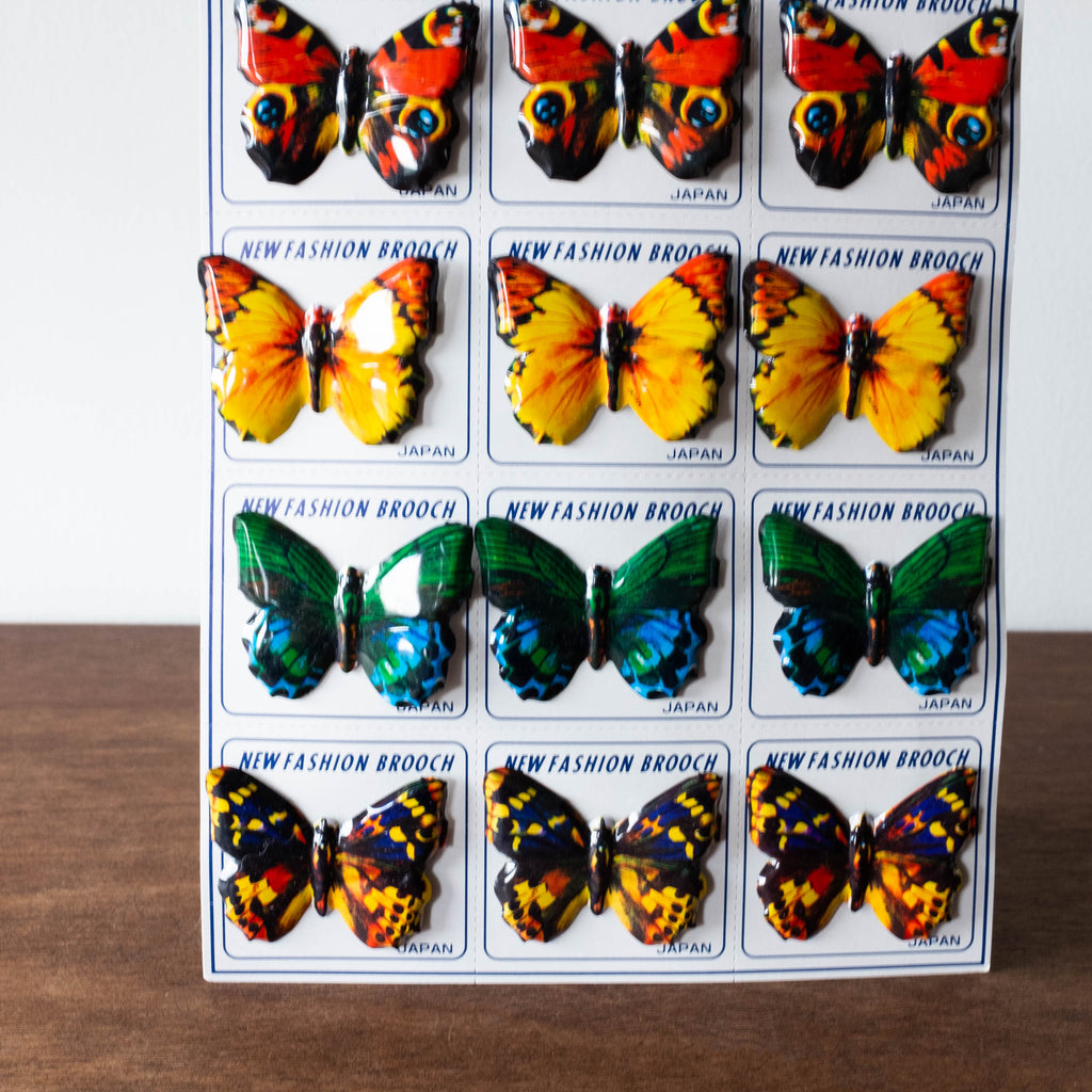 NEW Retro Butterfly Badge Pins