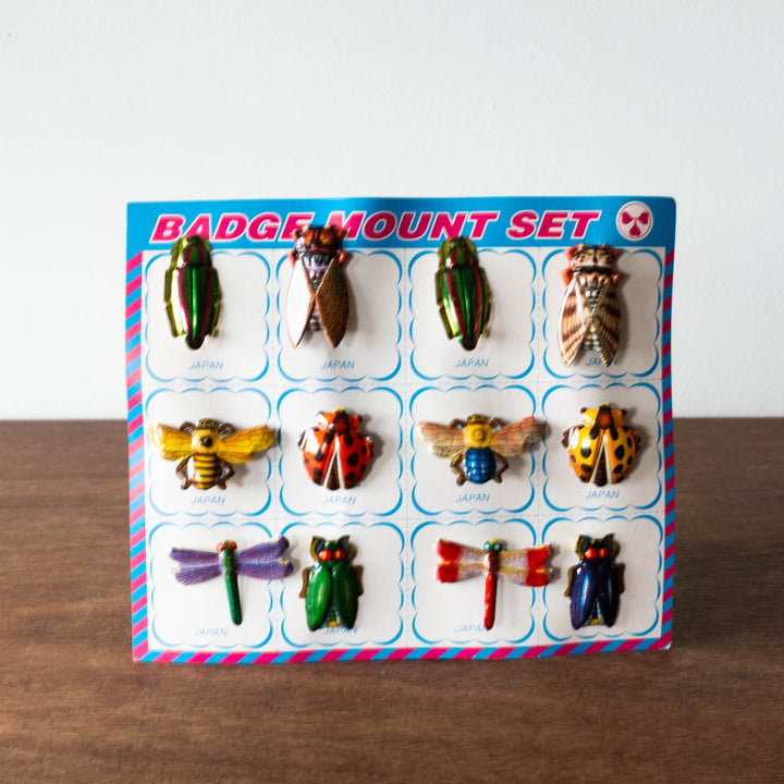 NEW Retro Insect Badge Pins