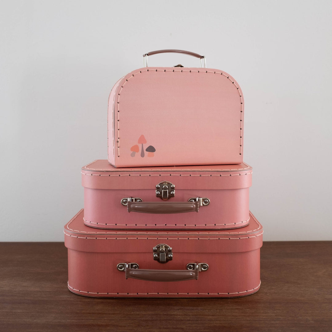 NEW French Mushroom Suitcase Set- 3 pcs.