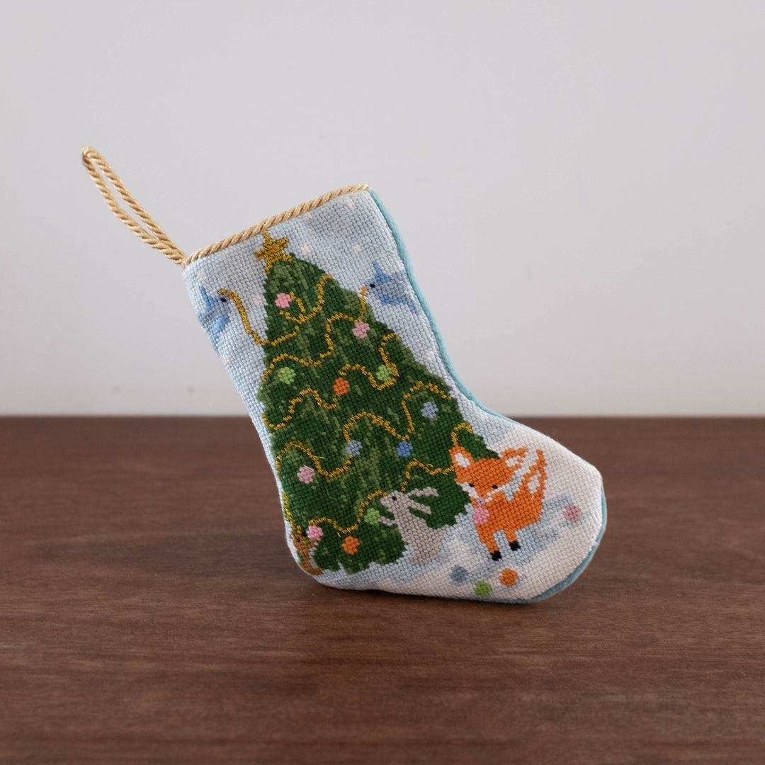 Bauble Holiday Stocking- Woodland Creatures